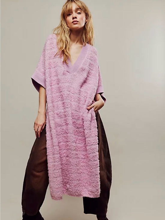 Free People Other - Free People Imani Textured Knit Oversized Pullover Sweater